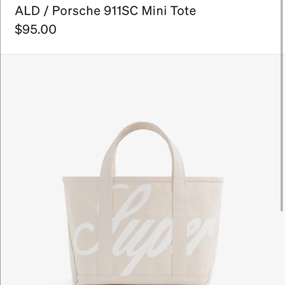 ALD Porsche mini tote
